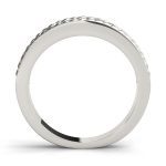 Prong Set Wedding Ring, in Platinum - 50485