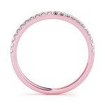 Prong Set Wedding Ring, in Rose Gold - 50489