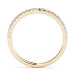 Prong Set Wedding Ring, in Yellow Gold - 50489