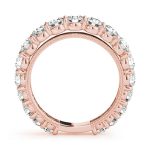 Prong Set Wedding Ring, in Rose Gold - 50491