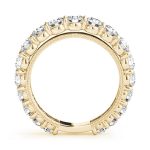 Prong Set Wedding Ring, in Yellow Gold - 50491