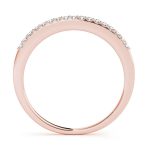 Prong Set Wedding Ring, in Rose Gold - 50495