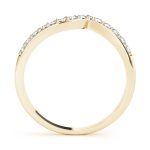 Curverd Wedding Ring, in Yellow Gold - 50499