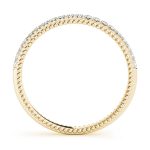 Prong Set Wedding Ring, in Yellow Gold - 50513