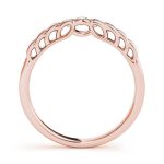 Channel Set Wedding Ring, in Rose Gold - 50516