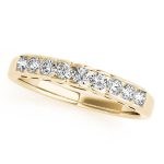 Channel Set Wedding Ring, in Yellow Gold - 50516