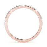 Prong Set Wedding Ring, in Rose Gold - 50517