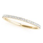 Prong Set Wedding Ring, in Yellow Gold - 50517