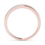 Prong Set Wedding Ring, in Rose Gold - 50523