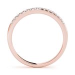 Prong Set Wedding Ring, in Rose Gold - 50528