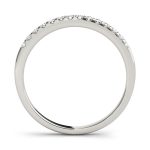 Prong Set Wedding Ring, in Platinum - 50528