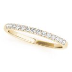 Prong Set Wedding Ring, in Yellow Gold - 50528