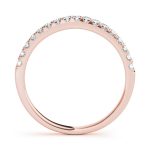 Prong Set Wedding Ring, in Rose Gold - 50573