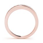 Prong Set Wedding Ring, in Rose Gold - 50583