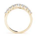 Curverd Wedding Ring, in Yellow Gold - 50589