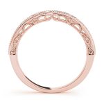 Prong Set Wedding Ring, in Rose Gold - 50606