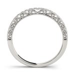 Curverd Wedding Ring, in Sterling Silver - 50608