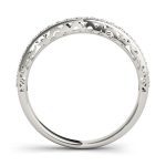 Prong Set Wedding Ring, in Platinum - 50609