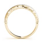 Prong Set Wedding Ring, in Yellow Gold - 50609