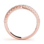 Prong Set Wedding Ring, in Rose Gold - 50615