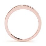 Channel Set Wedding Ring, in Rose Gold - 50619