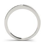 Channel Set Wedding Ring, in Sterling Silver - 50619