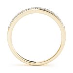 Prong Set Wedding Ring, in Yellow Gold - 50625