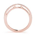 Prong Set Wedding Ring, in Rose Gold - 50638