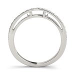 Prong Set Wedding Ring, in Platinum - 50638