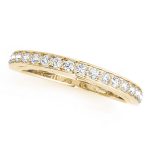 Prong Set Wedding Ring, in Yellow Gold - 50638