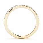 Prong Set Wedding Ring, in Yellow Gold - 50651