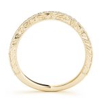 Curverd Wedding Ring, in Yellow Gold - 50652