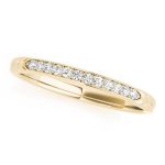 Prong Set Wedding Ring, in Yellow Gold - 50654