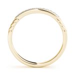 Prong Set Wedding Ring, in Yellow Gold - 50654