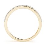 Curverd Wedding Ring, in Yellow Gold - 50655