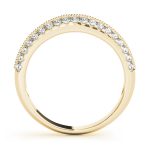 Prong Set Wedding Ring, in Yellow Gold - 50658