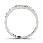 Curverd Wedding Ring, in Platinum - 50665