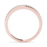 Prong Set Wedding Ring, in Rose Gold - 50666