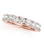 Prong Set Wedding Ring, in Rose Gold - 50772