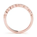 Prong Set Wedding Ring, in Rose Gold - 50776