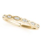 Prong Set Wedding Ring, in Yellow Gold - 50776