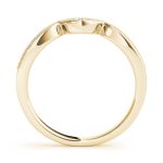 Curverd Wedding Ring, in Yellow Gold - 50779