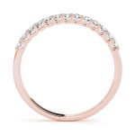 Prong Set Wedding Ring, in Rose Gold - 50782