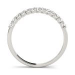 Prong Set Wedding Ring, in Sterling Silver - 50782