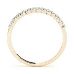 Prong Set Wedding Ring, in Yellow Gold - 50782