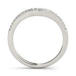 Curverd Wedding Ring, in Platinum - 50783