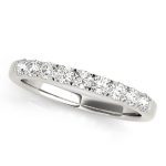 Curverd Wedding Ring, in Platinum - 50787