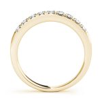 Curverd Wedding Ring, in Yellow Gold - 50787