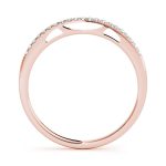 Prong Set Wedding Ring, in Rose Gold - 50788