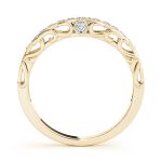 Curverd Wedding Ring, in Yellow Gold - 50794